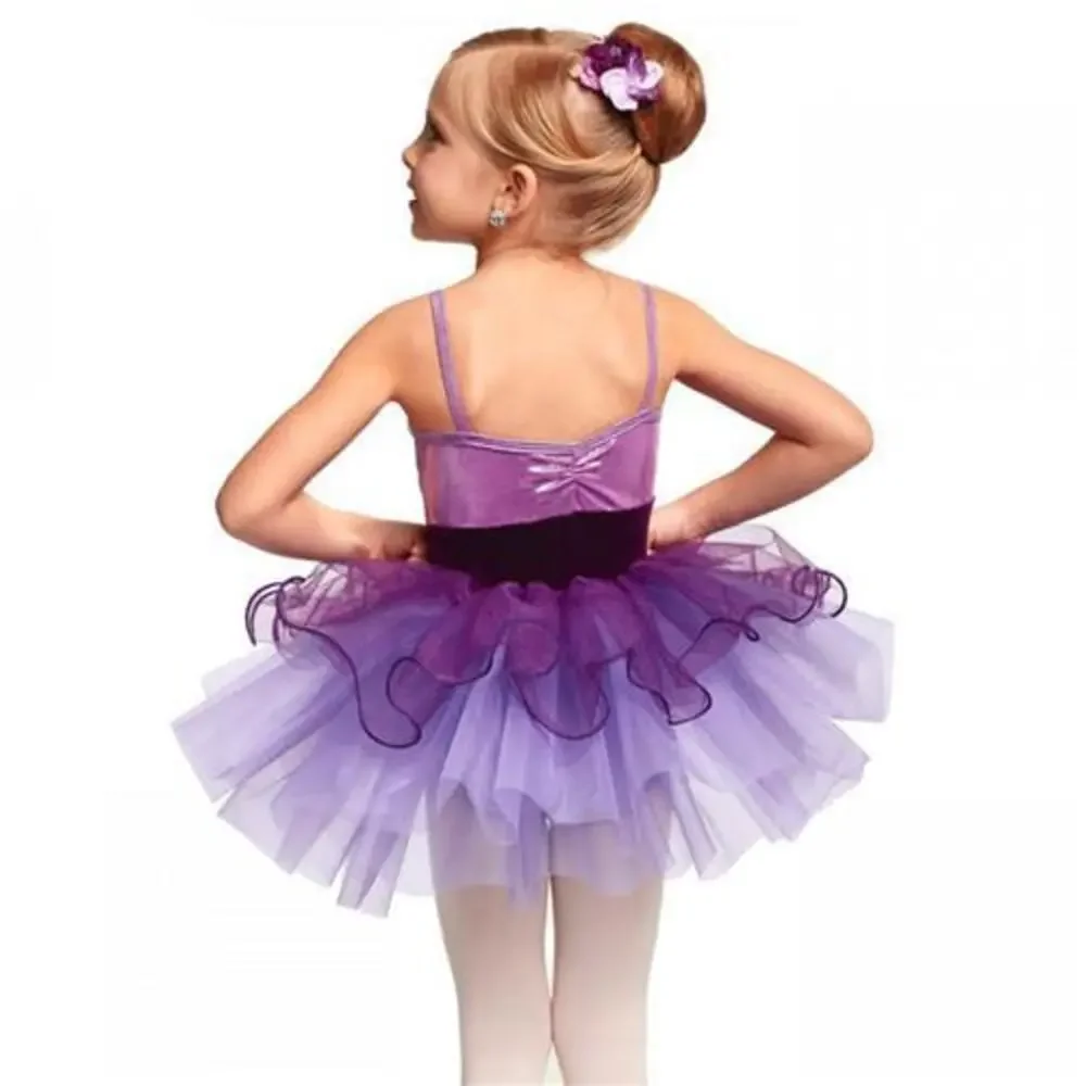 Pre-Owned Dance Costume XL Child Purple Curtain Call E1558 Ballet Tap Fairy Tut